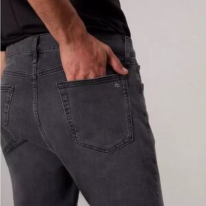rag & bone Men's Charcoal Slim Jeans